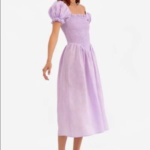 🌸SLEEPER BELLE LAVENDER LINEN DRESS🌸
